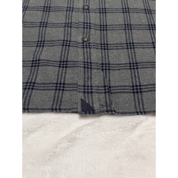 UNTUCKit Men's L "Lucca" Long Sleeve Button-Up Shirt Gray Blue - Picture 2 of 4